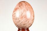 2.75" Polished Peach Moonstone Egg - Madagascar - #182434-1
